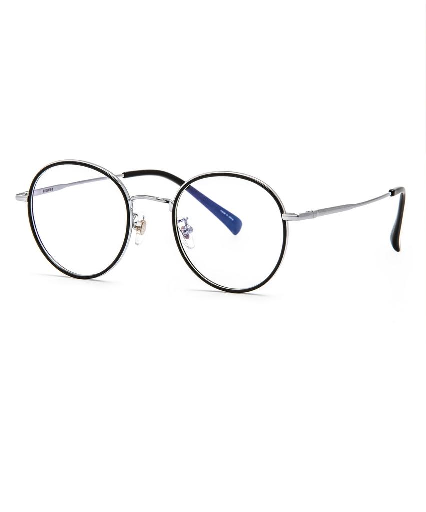 Likkeullou Rc Rcp B01 Black Silver Beta Titanium Glasses