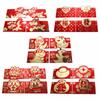2024 New Year Packet Red Envelope Luck Money Bag Blessing Bag 4Pcs/set Money Bags  Wedding Birthday