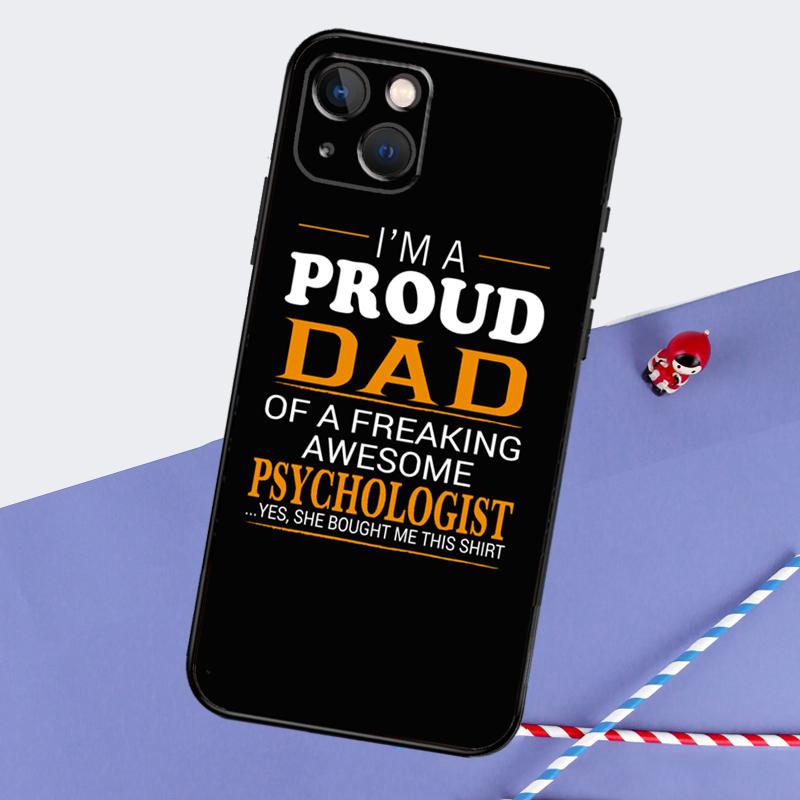Awesome Psychologist Psychology Phone Case For iPhone 16 Pro Max 12 13 Mini 11 14 15 Pro Max XR 15 16 Plus 16e Back Cover