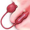 Femei Suge Thrust Vibrator G-Spot 3 în 1 Stimularea clitorisului Masaj mamelon Jucării sexuale pentru femei pentru adulți Jucărie cu trandafir