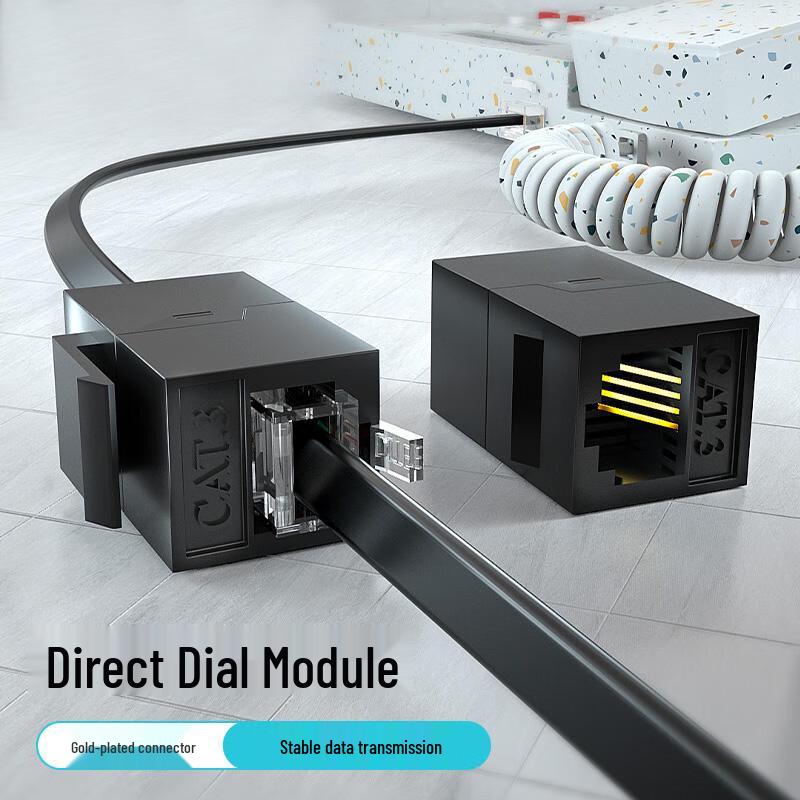 RJ11 4-Core Telephone Voice Coupler (10-Pack)