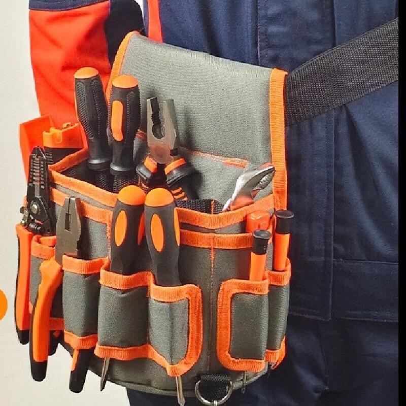Lishen Electrician Oxford Cloth Tool Waist Bag YB-003