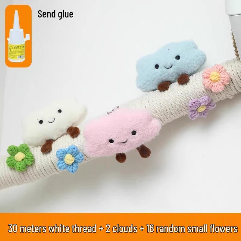 

Искусственная роза для украшения труб и проводов