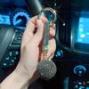 Elegant Handmade Diamond Keychain: Stylish Women's Car Accessory & Pendant