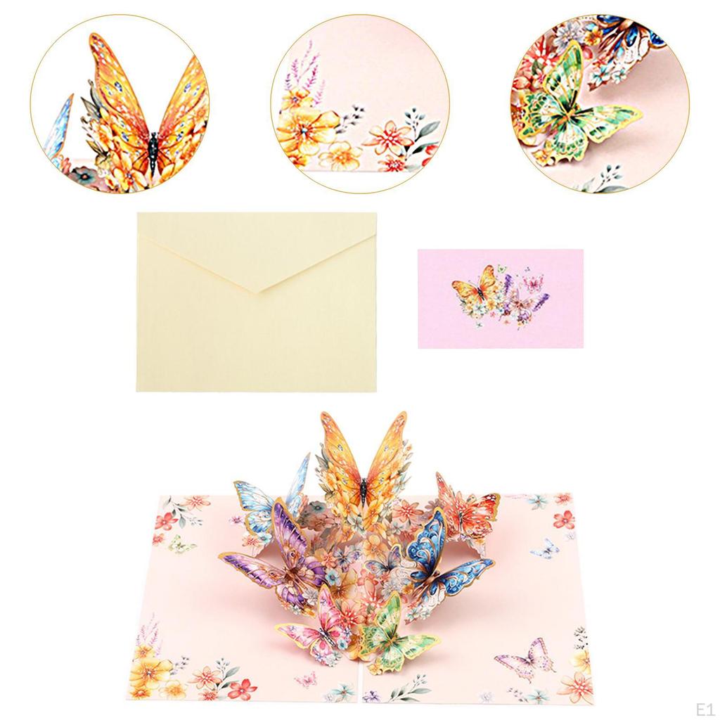 3D Floral Card for Mother's Day with Paper Sculpture And Writable Space Friends