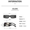 Fashionable and Elegant Small Square-framed Sunglasses Women Men Trend Street Photography UV Resistant Hollow Out Glasses