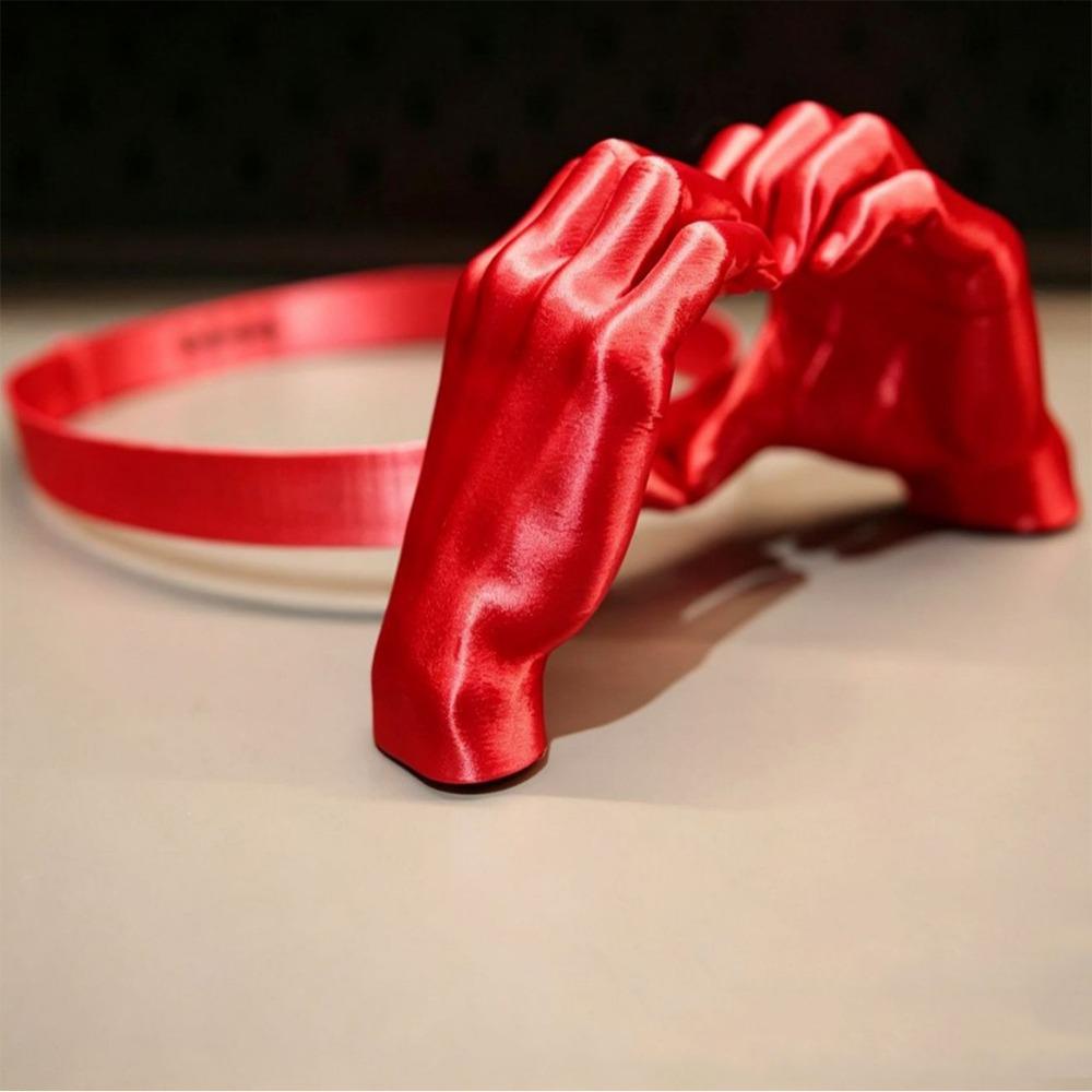 

Heart Hands Hand Shape Sun Visor Funny Palm Sunshade Headband Palm Sun Hat Music Festivals красный