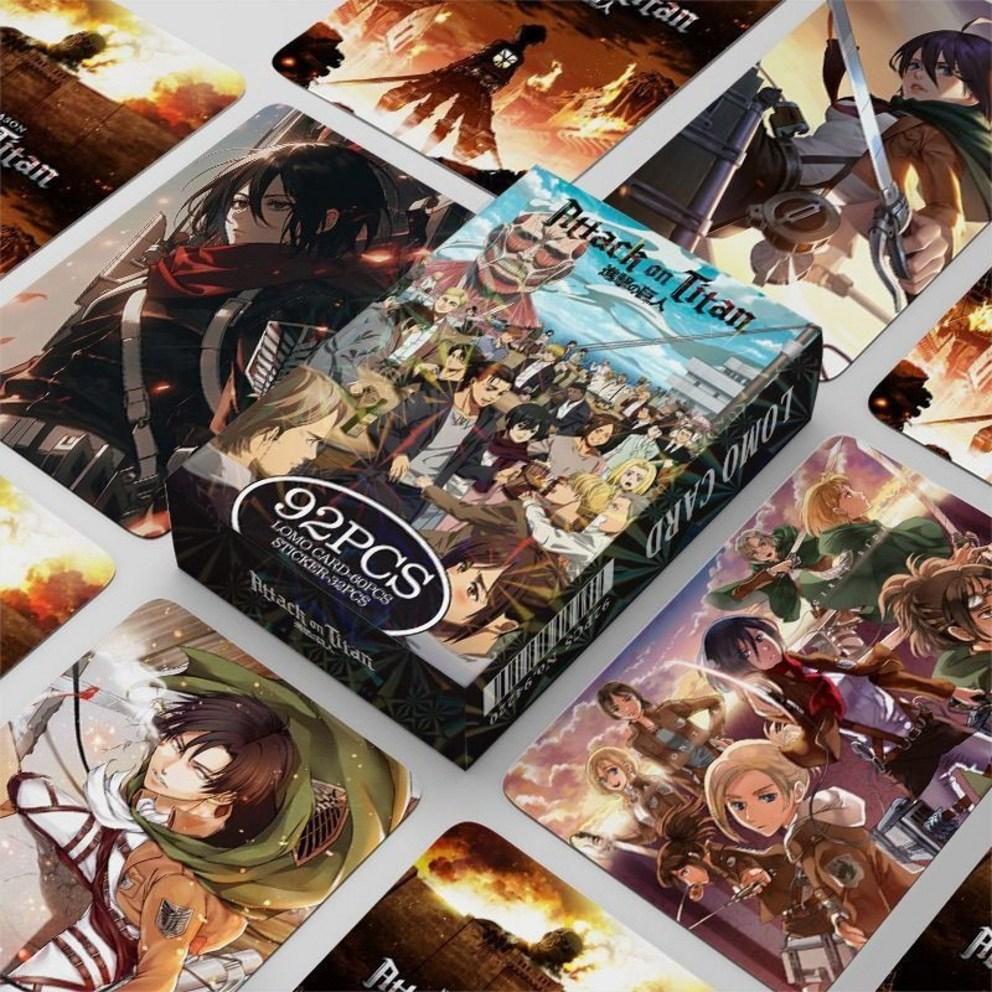 Attack On Titan Photocard + Sticker Goods