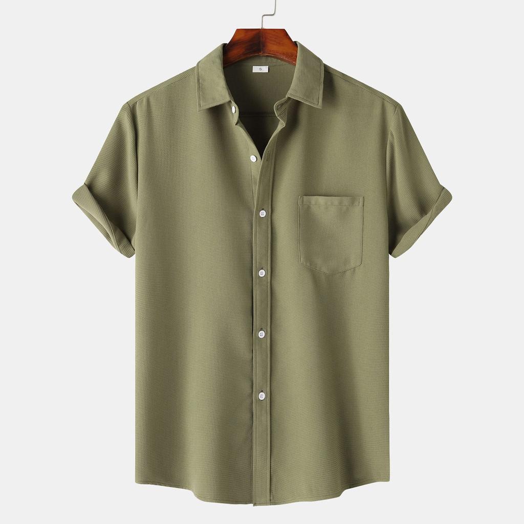 Hawaii-Hemd für Herren, Herren-Bowling-Hemden im Vintage-Stil, kurzärmelig, Sommer-Strandhemd