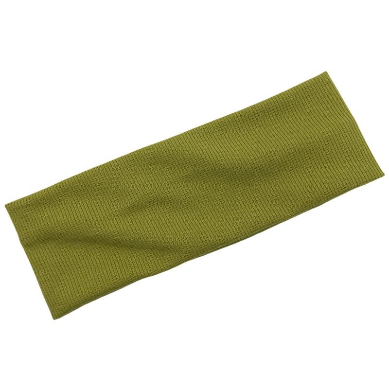 Mädchen Süßigkeitenfarbe Gestricktes Haarband Yoga Übung Schweißabsorbierendes Stirnband Faden Baumwolle Gesichtswasch Make-up Haarbänder