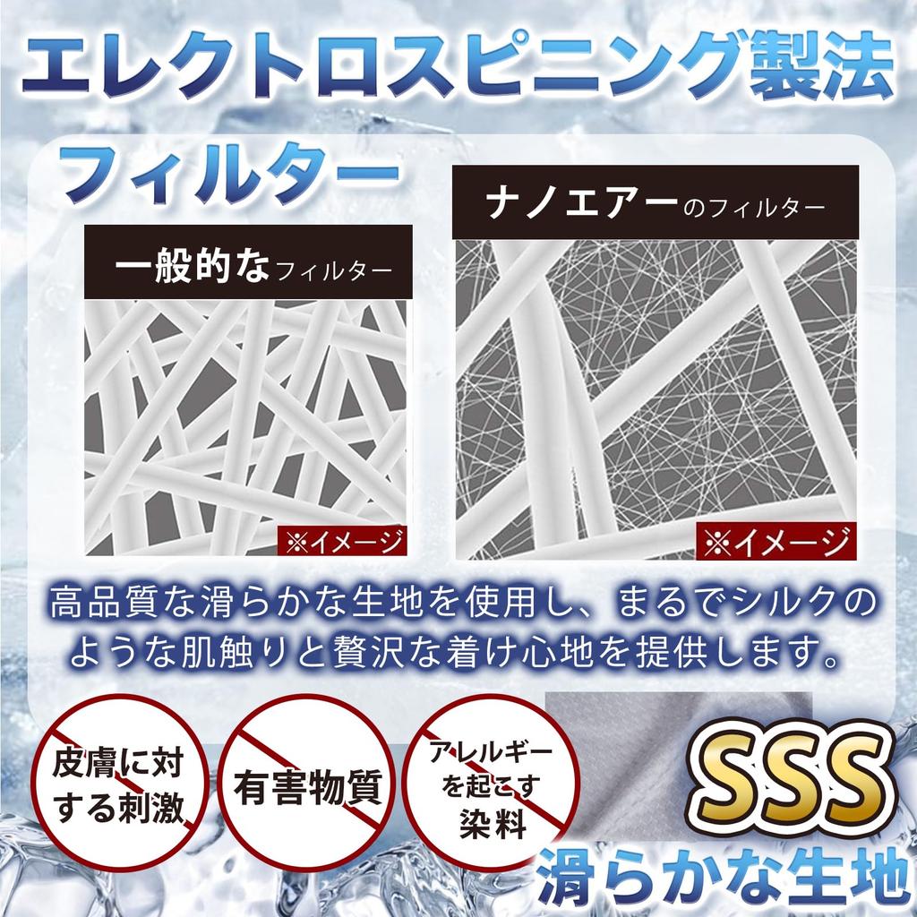 Ichiki Ryohin for Summer 2025 Almost Face Face Guard UV No Ear for Men and Outdoor UV 1 Count [Improved - Weightless] Cover, Sunshade, [Patent