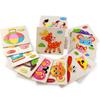 Cartoon Animal Fruit Car Pattern Wooden 3D Puzzle Baby Intelligence Early Learning Educational Toy Cute Wood Puzzle For Kids