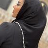 Glitter Bubble Hijab Shawl Muslim Women Scarf With Crystal Drilling Pearly Shawls Headband Hijabs Scarves