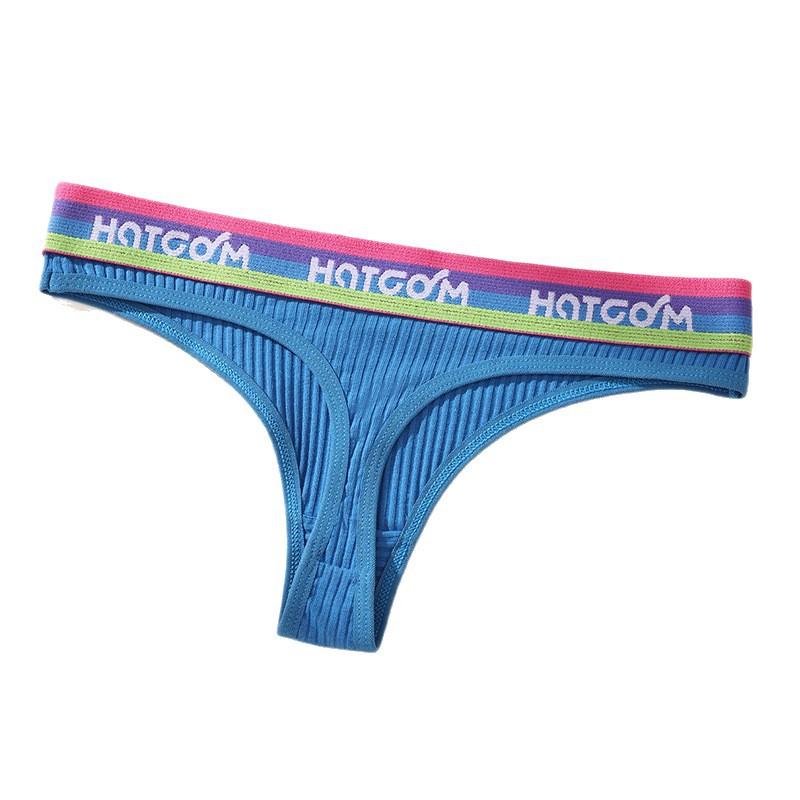 Mărime Europeană Sexy Tanga Talie Joasă Curea cu Litere Fir Chiloți Lenjerie de Damă Chiloți T-pantaloni Bumbac