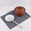 Silicone Draining Pad Diversion Opening Slope Dish Cup Storage Pad Bathroom Water Filter Pad Non-Slip Mat Kitchen Unit Heat