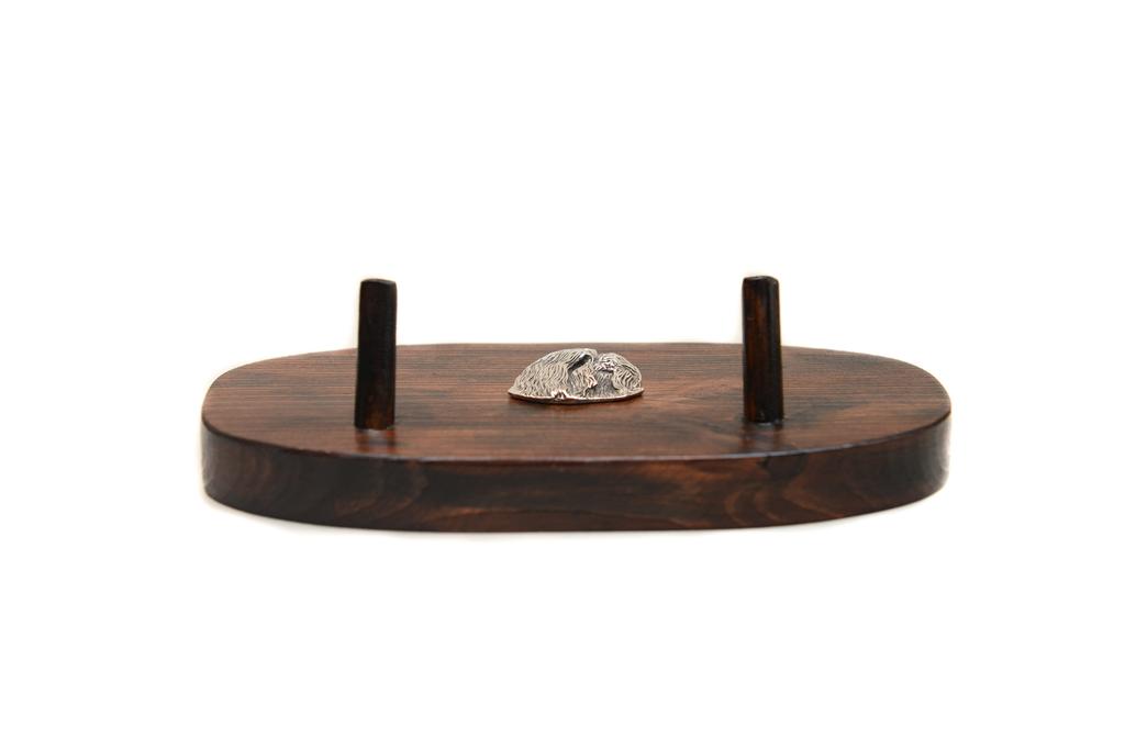 Bearded Collie, Highland Collie, Mountain Collie - aksesuar askılığı, köpek madalya askılığı, anahtar kancaları Art-Dog tarafından