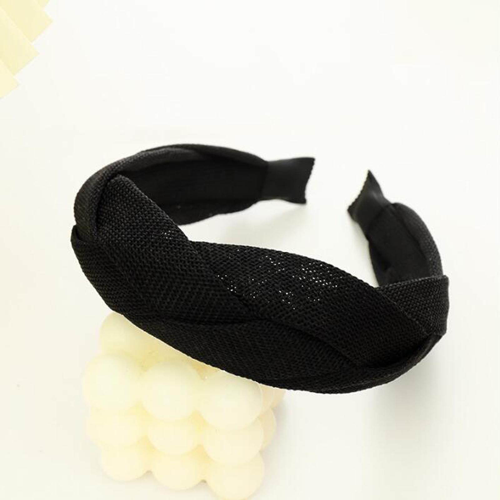 

PROLY Новая Мода Женский Головной Убор Плетеный Ободок Косичка Однотонный Летний Повязка на Голову Тюрбан Повседневные Аксессуары для Волос