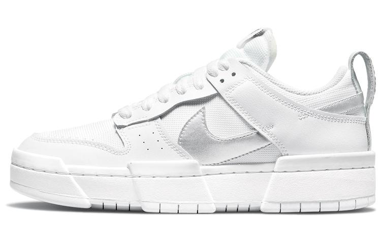 Nike Dunk Low Disrupt  White Metallic Silver  Women s DJ6226-100 40.5