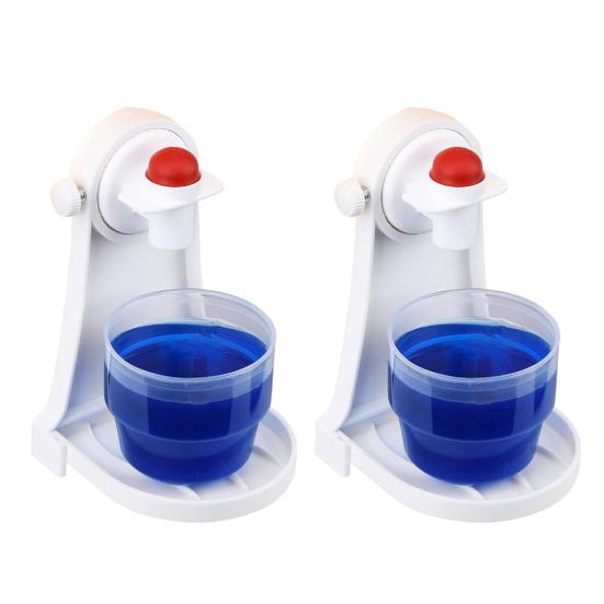 2 Pcs Laundry Detergent Holder Anti-drip Cup Holder Universal Firmly Hold On Spill