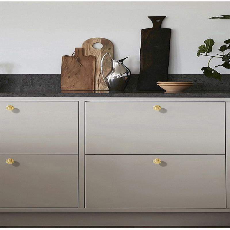 Aluminum Alloy Furniture Knobs Rustproof Waterproof Surface Classic Design for Cabinet Drawer Dresser Bathroom Kitchen Furniture