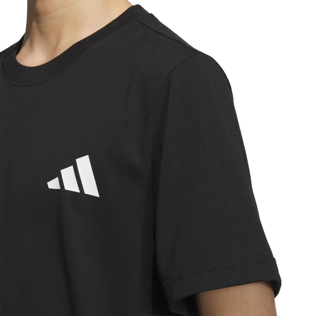 Adidas GRAPHIC SHORT SLEEVE T SHIRT T Shirt Unisex Black KC3060