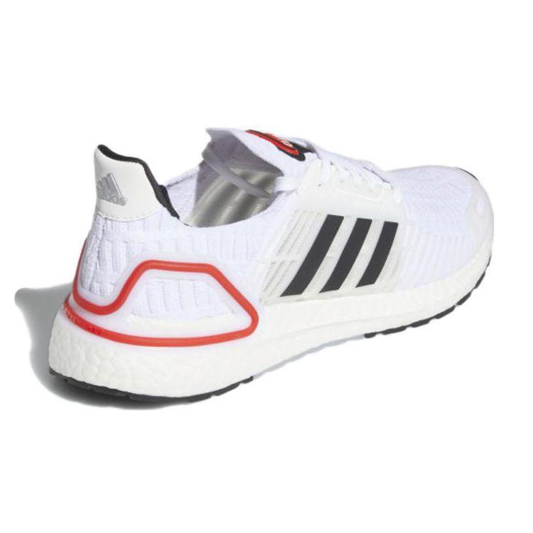 Adidas UltraBoost ClimaCool 1 DNA Białe Żywa Czerwień Unisex Sneakersy Chmurnobiałe Rdzennie Czarne GZ0439