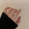 Star Zir*****Pen Ring Women'S Niche Design Sense High-Grade Little Finger Tail Ring Year Index Finger Ring