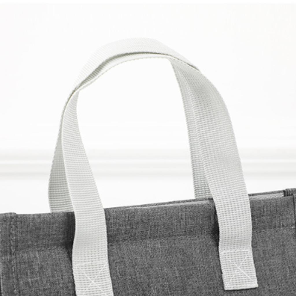 1PC Cationic Fabric Aluminum Foil Insulated Lunch Bag Large Capacity Reusable Waterproof Cooler and Organizer Container