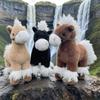 Soft Realistic Horse Plush Toys PP Cotton Horse Mascot Stuffed Animal  Chinese New Year Gift