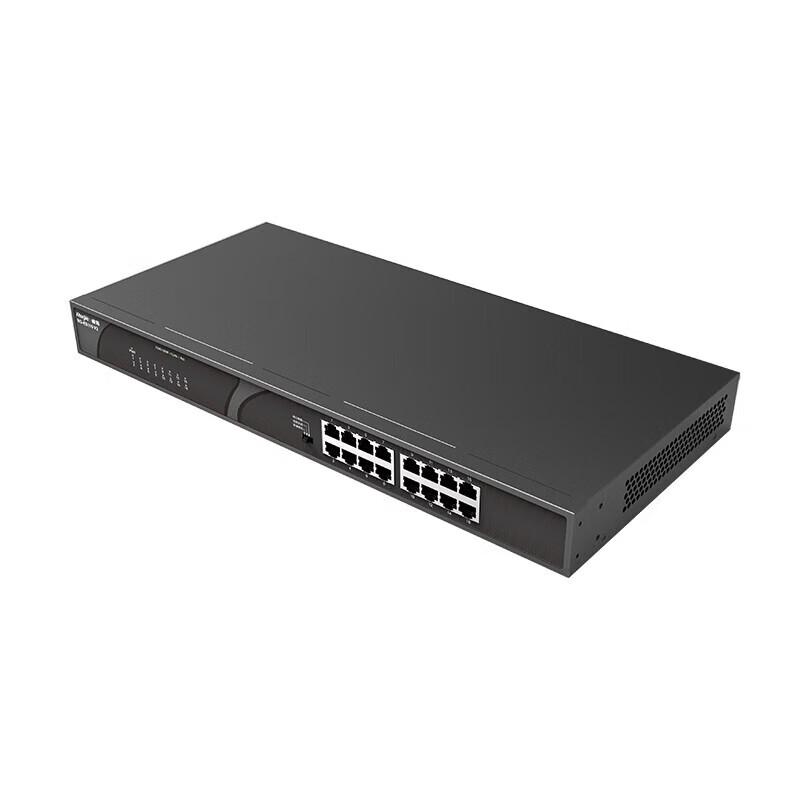 Switch Ethernet Não Gerenciado Ruijie RG-ES116 V2 de 16 Portas 100M