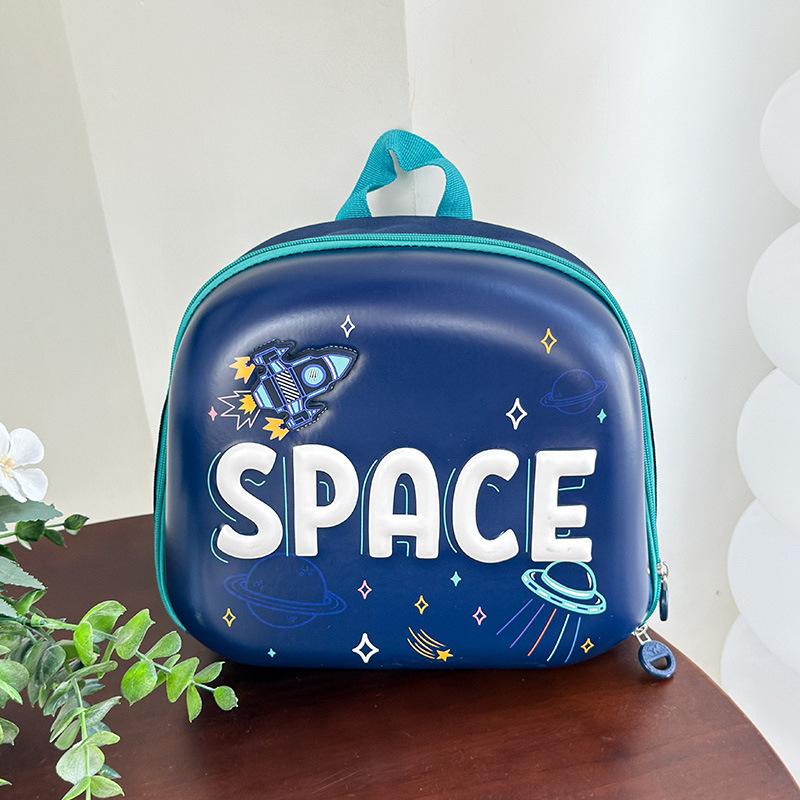 

Легкий детский рюкзак из ткани Оксфорд с яркими светодиодными фонарями для детей темно-синий