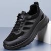 2025 Autumn/Winter Men's Fleece-Lined Leather Hiking and Casual Running Shoes - Korean Style Trendy Sports Fashion.