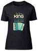 Personalised Accordion Player Womens T-Shirt Ladies Gift Tee