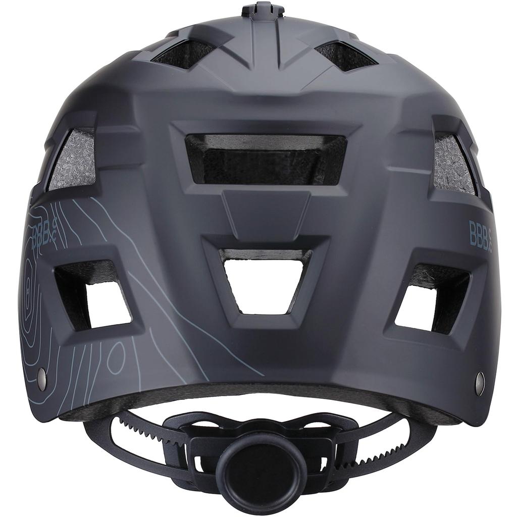 BBB NANGA BHE-54 MTB Enduro Helmet, Matte Black, L (58-62cm)