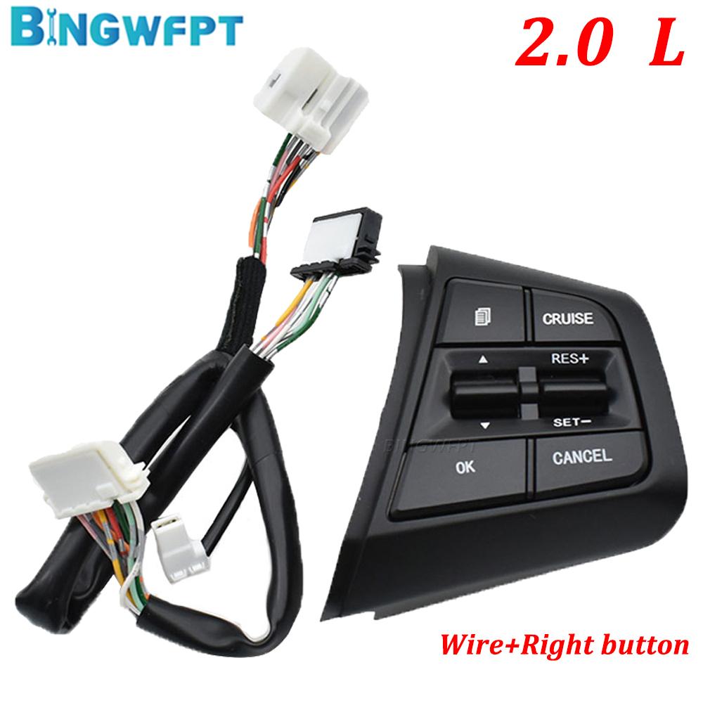 Steering Wheel Button Switch For Hyundai ix25 (Creta) 2.0L 2015-2019 Car Accessories Cruise Control Buttons Remote Control