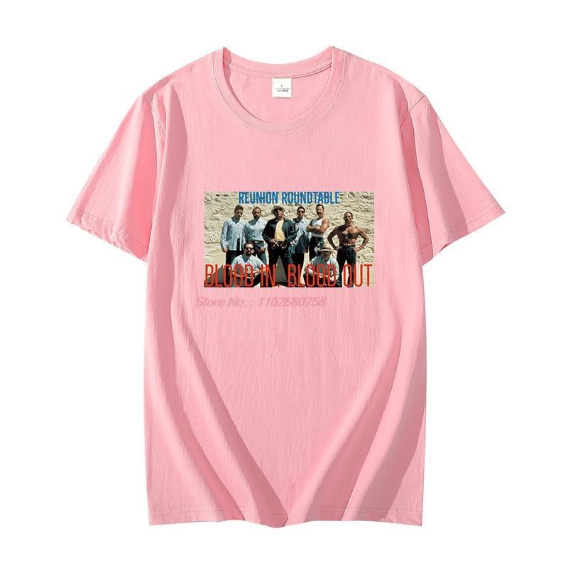 La Onda Blood In Blood Out Vatos Locos Harajuku Graphic T Shirts Cotton Oversize Tshirts Oneck Tshirt Summer Unisexs Clothing