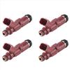#091U 4Pcs Car Fuel Injector for Toyota Avanza F601RM K3VE 1.3L Daihatsu Terios 23250-97401 (red)