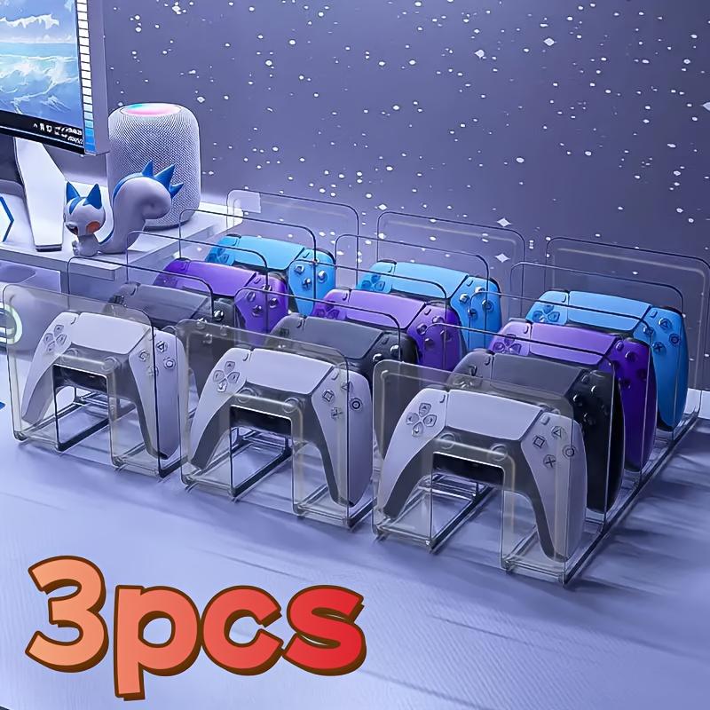 2/3pcs Multifunctional Handle Storage Rack for Switch Game XBOX PS5 | Transparent Display Stand Universal Desktop Hanging Shelf