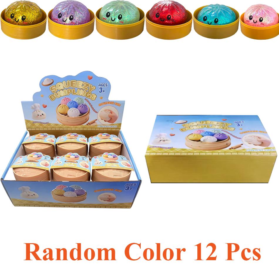 Knödel Squishy Stressbälle Spielzeug Angstlinderung Teigbrötchen Knetball Sensorisches Spielzeug für Kinder Erwachsene juguetes