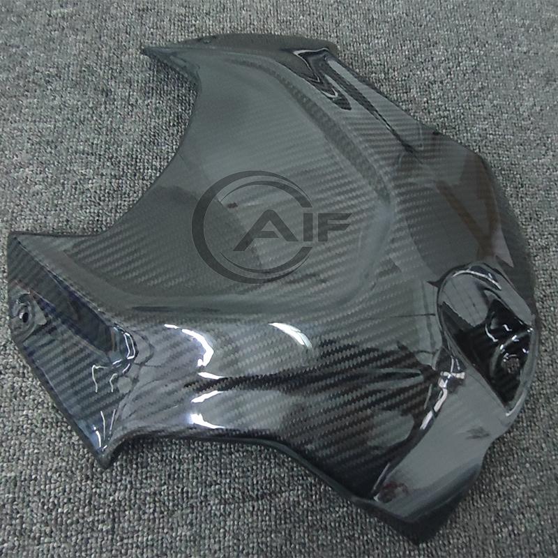 100% Carbon Fiber Fuel Tank Front Cover Protectors For BMW S1000RR S1000R 2019-2023 M1000RR M1000R Accessories With