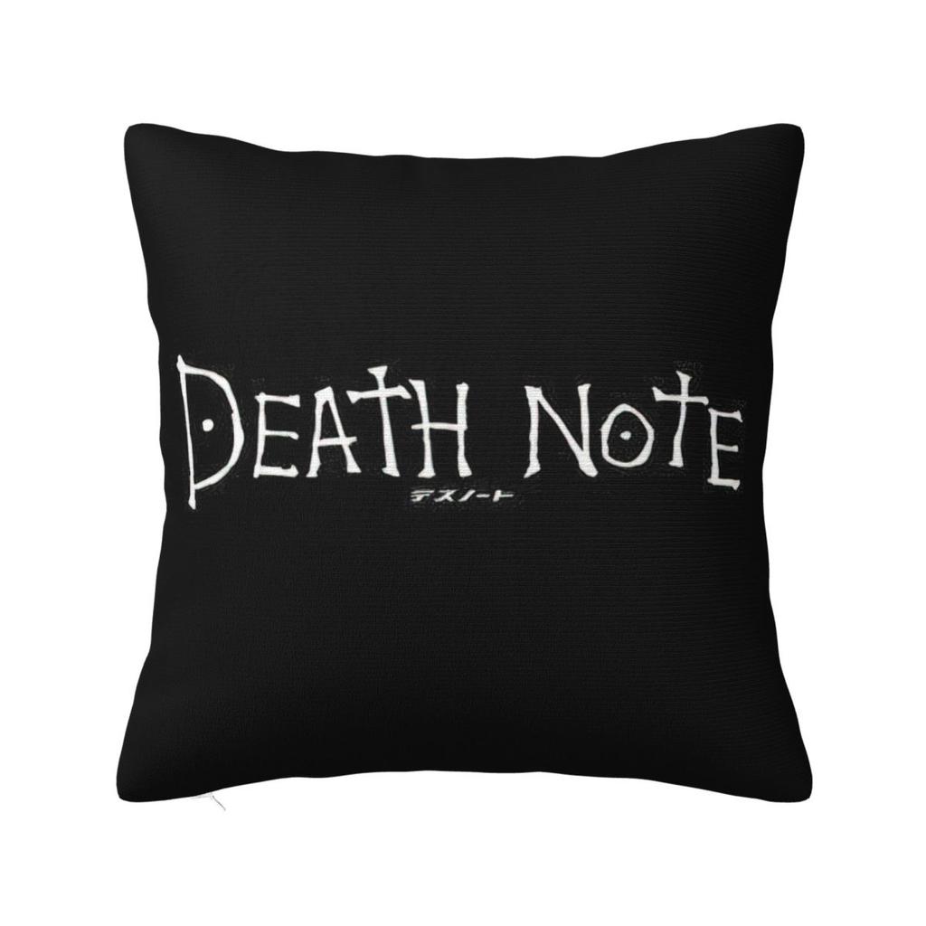 L Lawliet Death Note Kuddfodral Anime Japan Manga Kuddfodral Anpassningsbar Dragkedja Dekor Kuddfodral för Hemmet 45x45cm