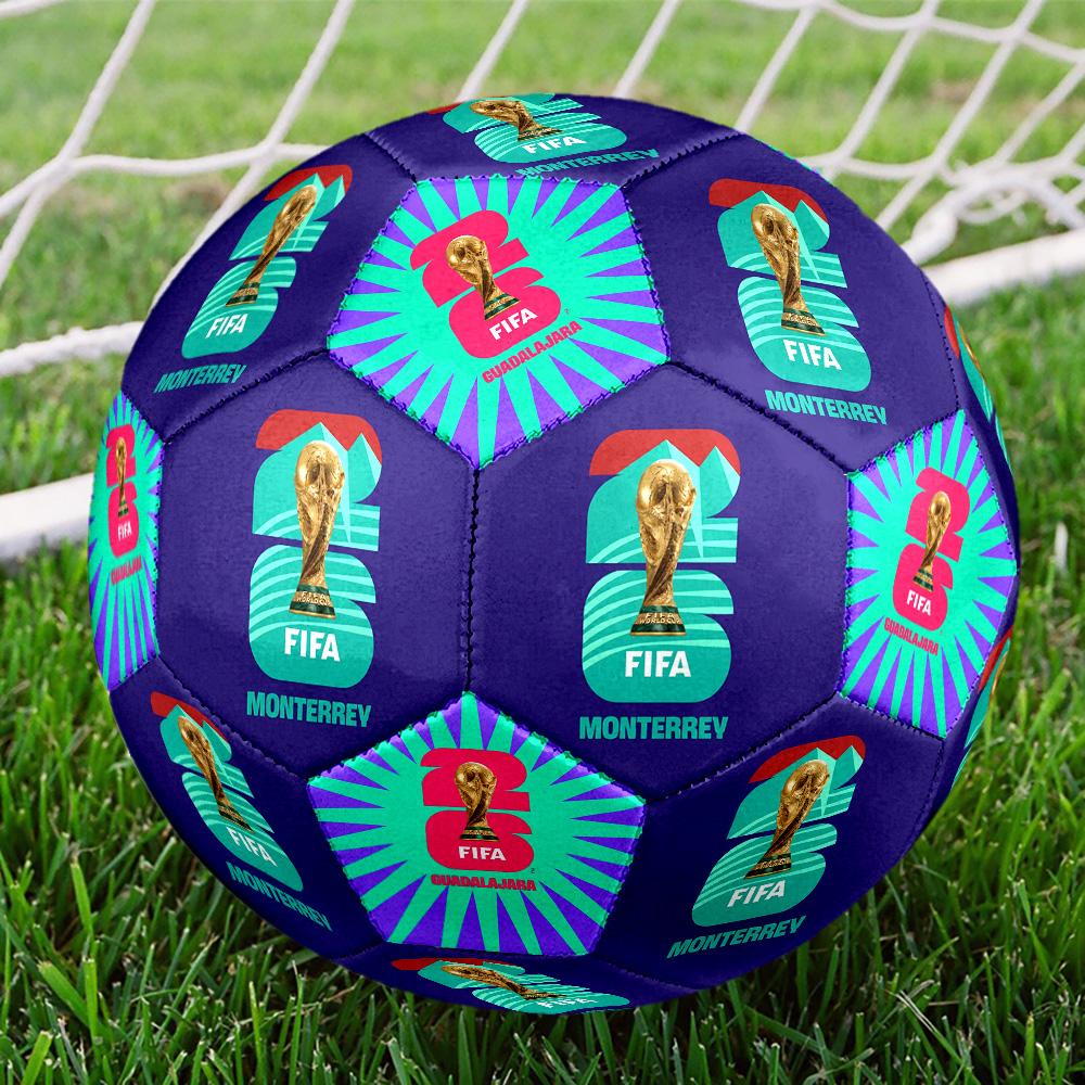 Fifa Monterrey Size 5 Football Machine Sewn Indooroutdoor Training And Matches Unique Gift For Soccer Lovers Distinctive Home Decor And Party Gift