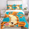 3pcs set Tigger1pc of quilt cover+2pcs of pillowcase, no core, print bedding, All Seasons Bedroom Setting053
