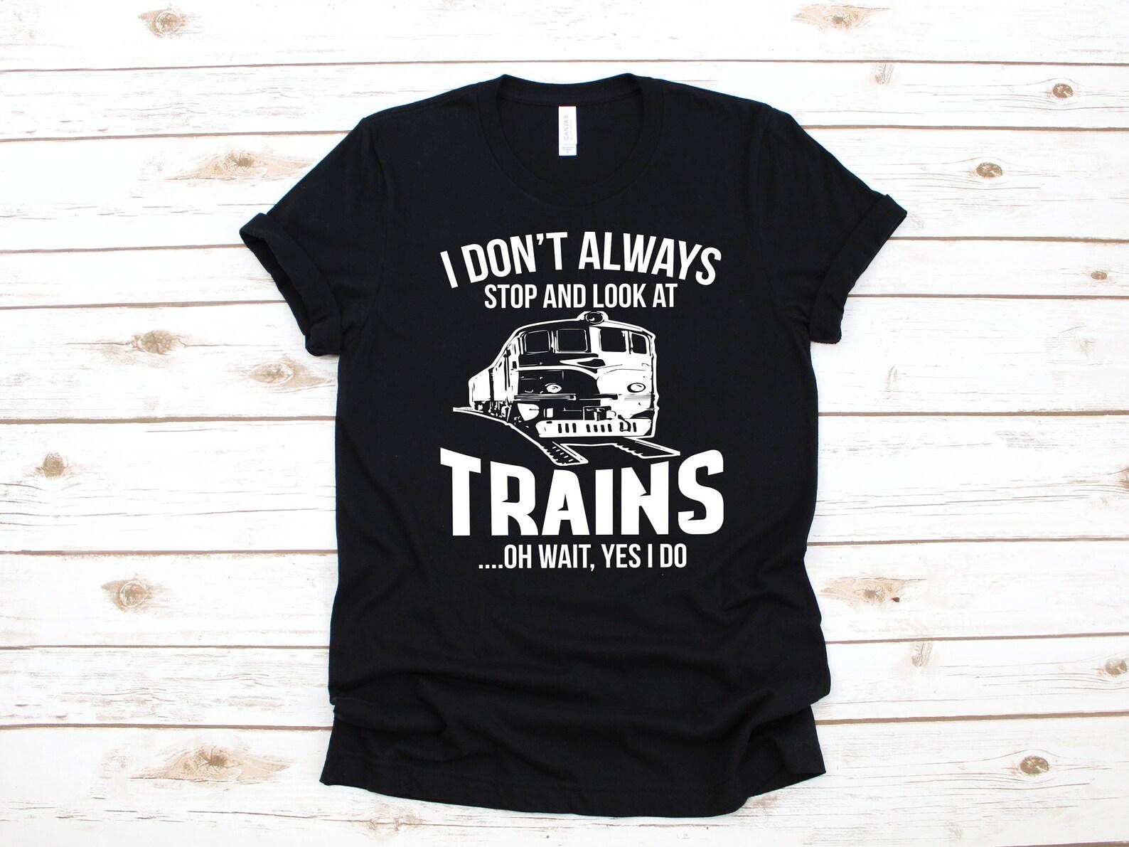 Funny Train Watcher Conductor Railroad Cute T-Shirt, Tank Top, T-shirt, T-shirt,T-shirt, Child Apparel Gift 4XL