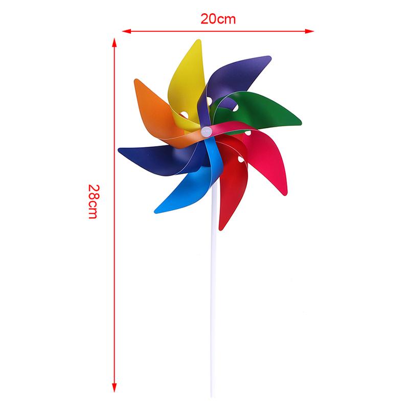 Lovely Handmade Windmill Garden Party Outdoor Wind Spinner Ornament Kids Toys