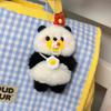 Handmade DIY Cute Panda Doll Pendant Plush Material Bag Squeaking Little Doll Birthday Gift