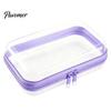 Dustproof Gadget Storage Clear Zipper Bag, Durable Hard Shell Portable Case, Travel Case Container, for Headphones Pills And Gadgets Pill Box