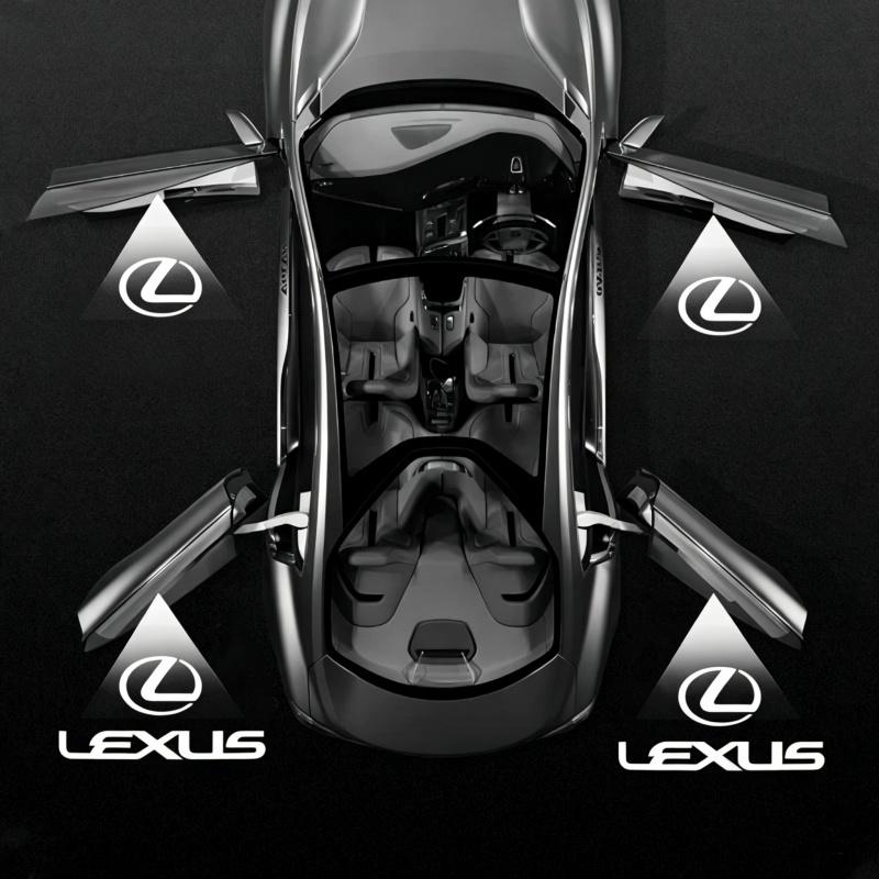LED Car Door Ghost Shadow Welcome Light Bulbs Accessories For Lexus CT RC 350 300h 330 400 RX270 350 450h ES GS GX IS LS LX 460 QQ6