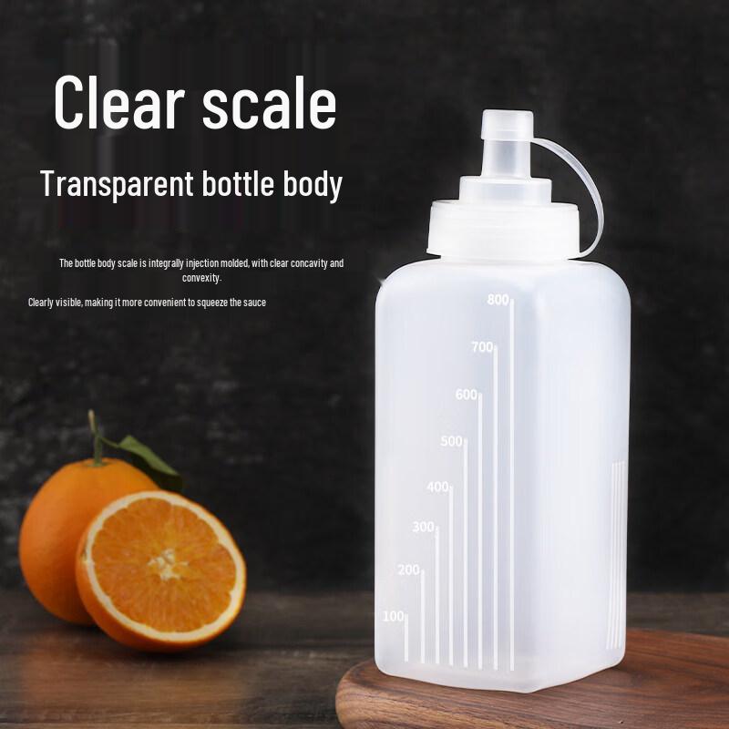 ZISIZ Food-Grade Plastic Squeeze Sauce Bottle