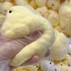 Yellow Big Chicken Plush Silicone SquishyPinching Toys Cute Hen Chicks Taba Squeezing Toy Fuzzy Fidget Toy Release Hand Stress